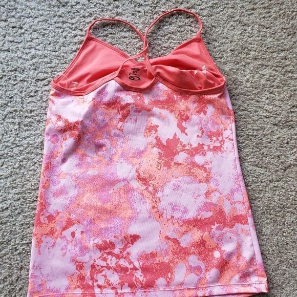 Champion Pink Orange Built in Bra Tank Top Large - Picture 5 of 8